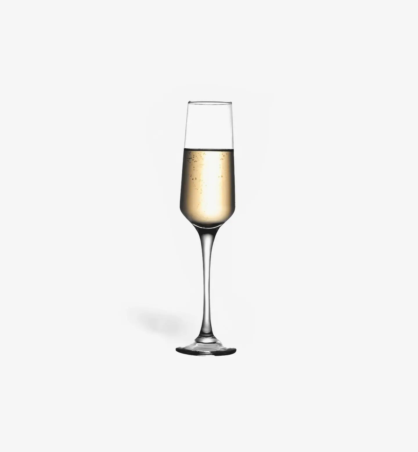 Verre à champagne 260 ml au design intemporel, parfait pour sublimer champagnes, proseccos et moments festifs avec élégance.
