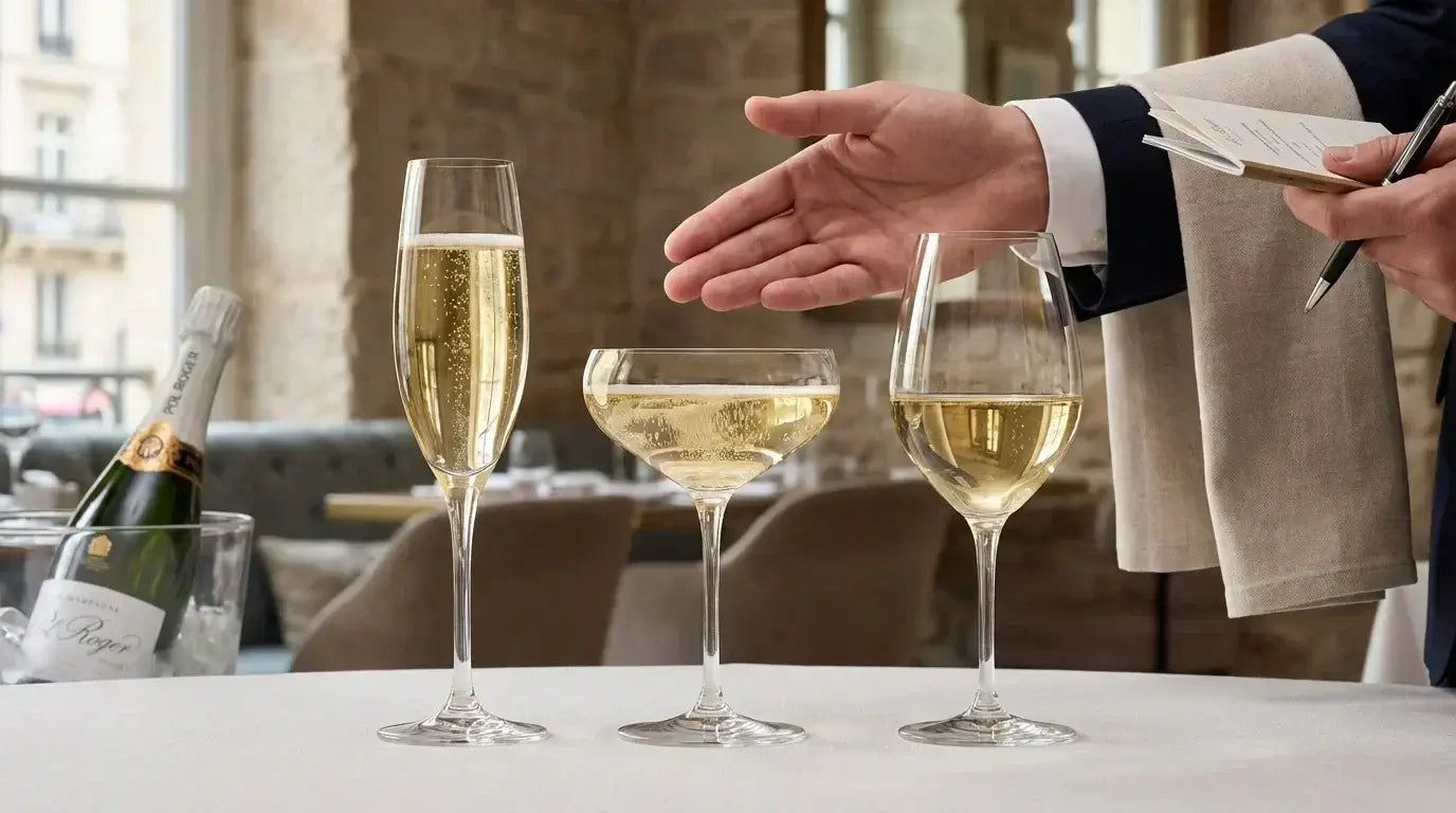 Erreur fréquente avec les flûtes à champagne — conseils des sommeliers