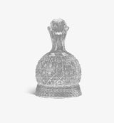 Carafe à vin décanteur Noir 1,5 L en verre, vue de face sur fond blanc
