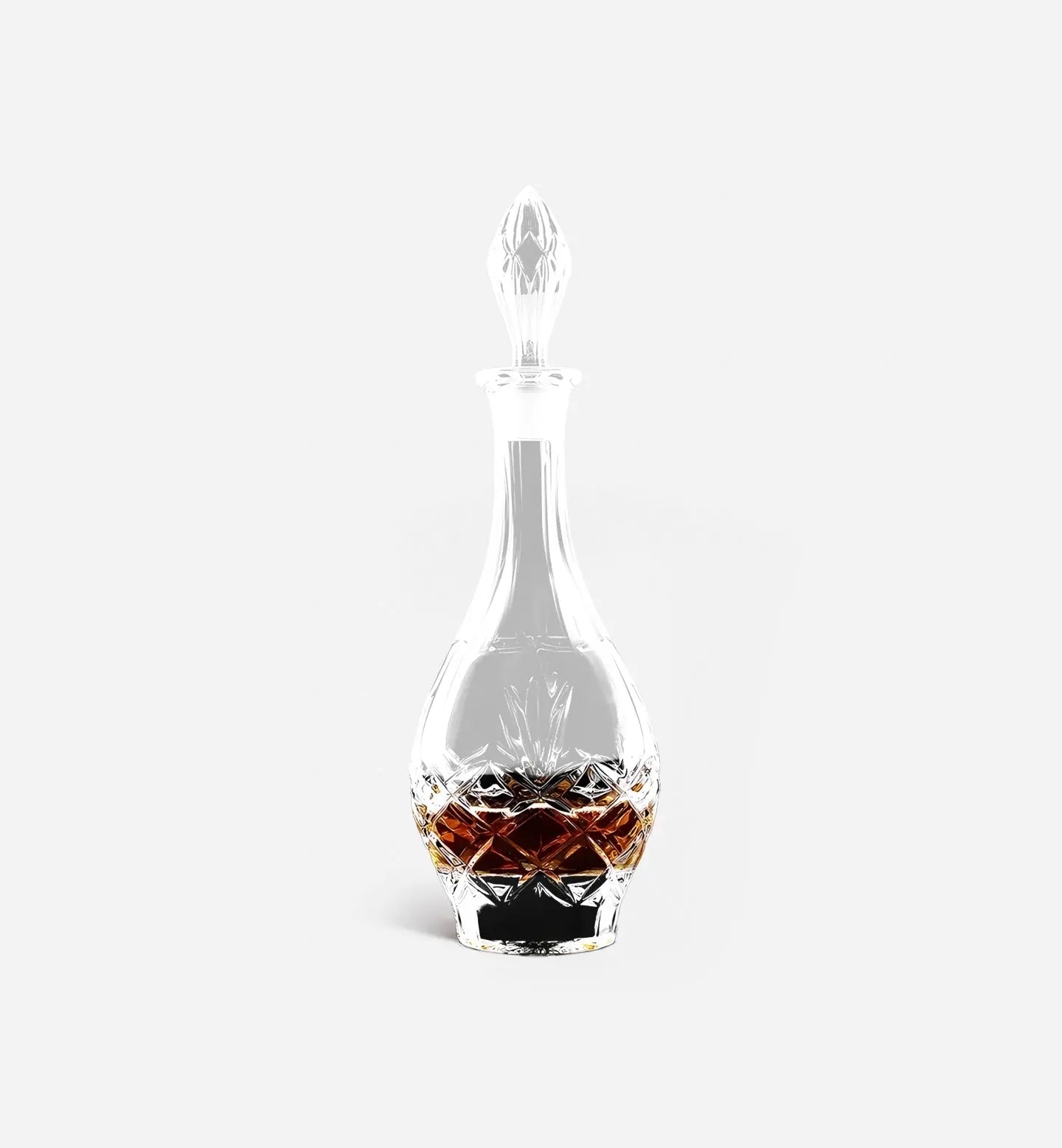 Carafe à whisky Elixir IV en cristal, style vintage raffiné. Capacité 800 ml pour une présentation élégante et sophistiquée de vos spiritueux.
