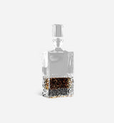 Carafe à whisky en cristal Pavillumi 800 ml, vue de face sur fond blanc