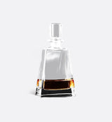 Carafe à whisky en cristal Prisma 750 ml, vue de face sur fond blanc