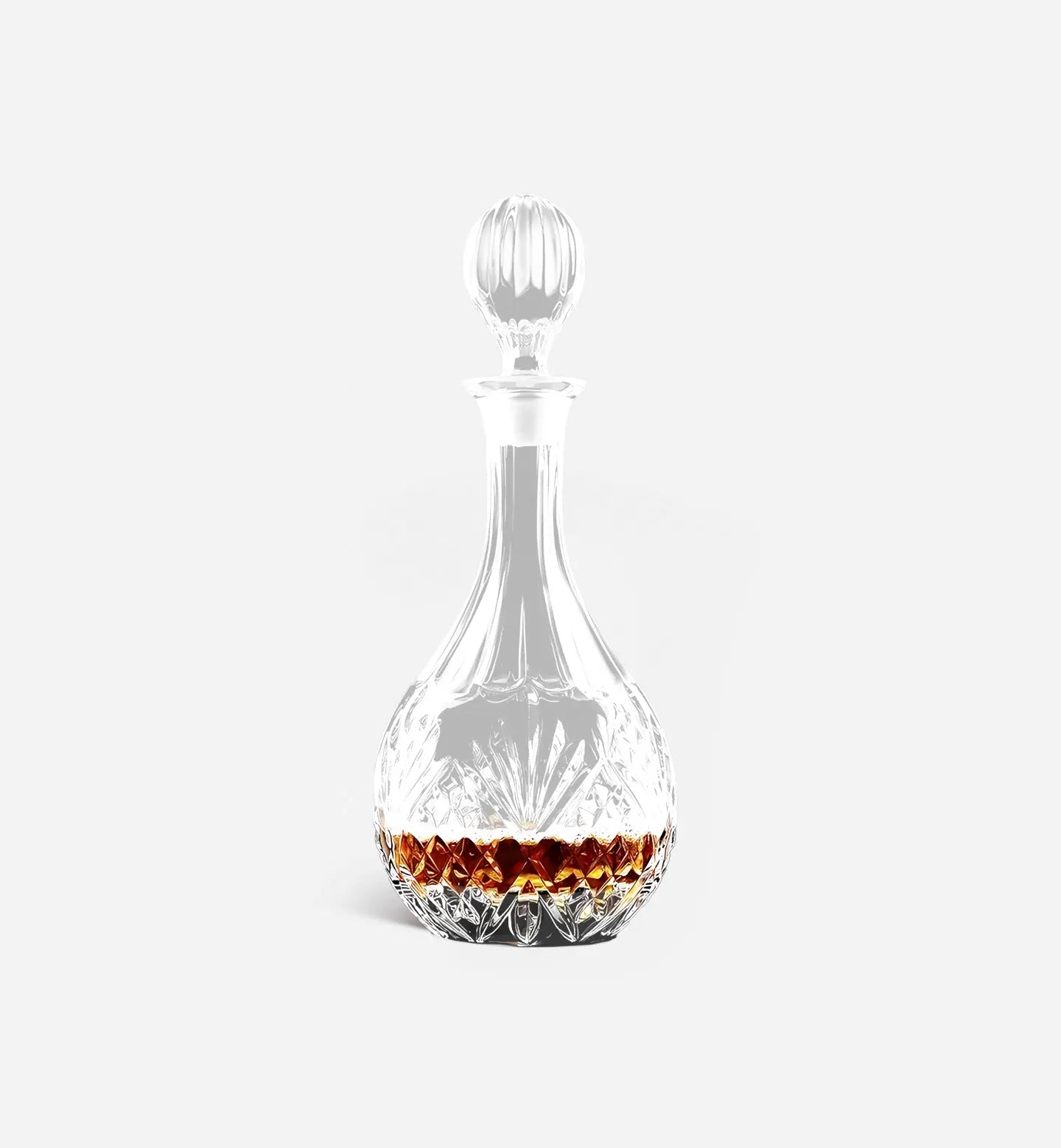 carafe à whisky Raindrops 820 ml cristal surface texturée gouttes Gustave Montclair