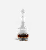 Carafe à whisky en cristal Elixir II 680 ml, vue de face sur fond blanc