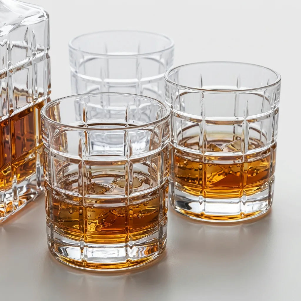 Juego de Whisky de Cristal – Damier