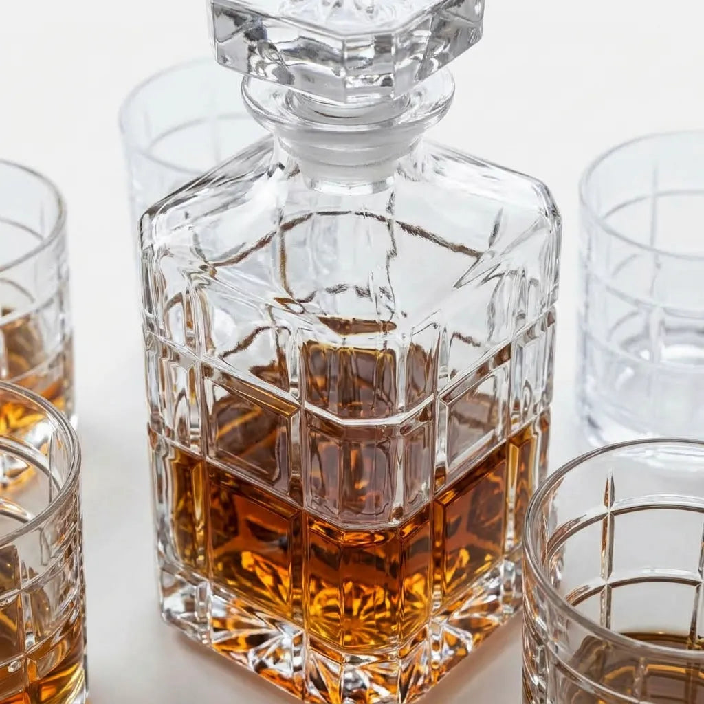 Juego de Whisky de Cristal – Damier