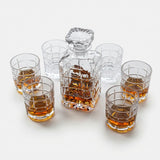 Whisky-Kristallservice – Damier