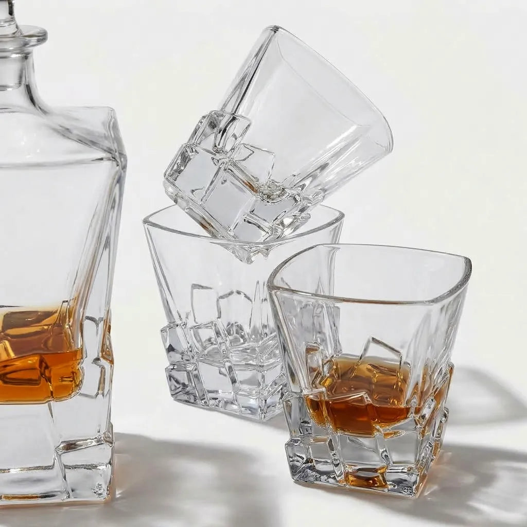 Servicio de Whisky de Cristal – Monolito