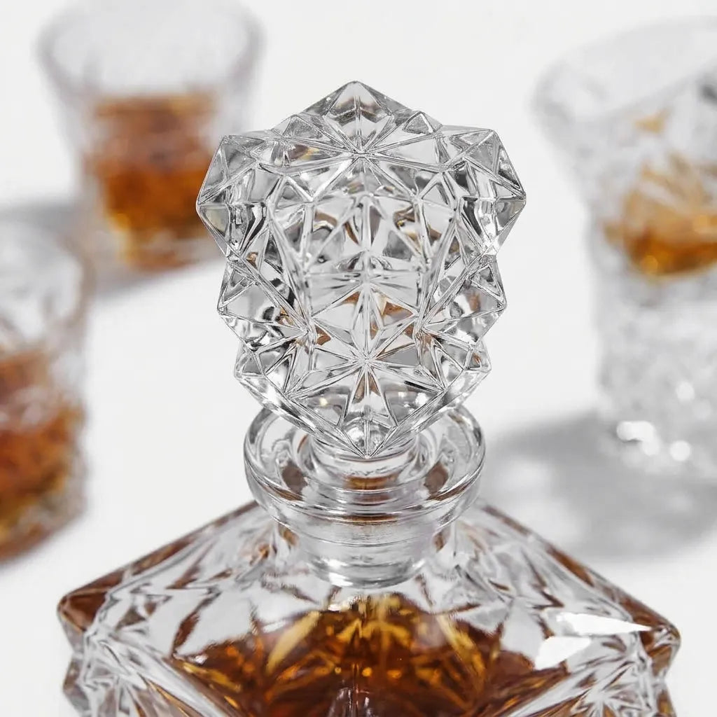 Juego de whisky de cristal – Pack Origami