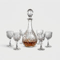 Juego de whisky de cristal – Raindrops