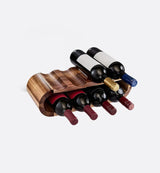 Range bouteilles Cosy en bois, vue de face sur fond blanc