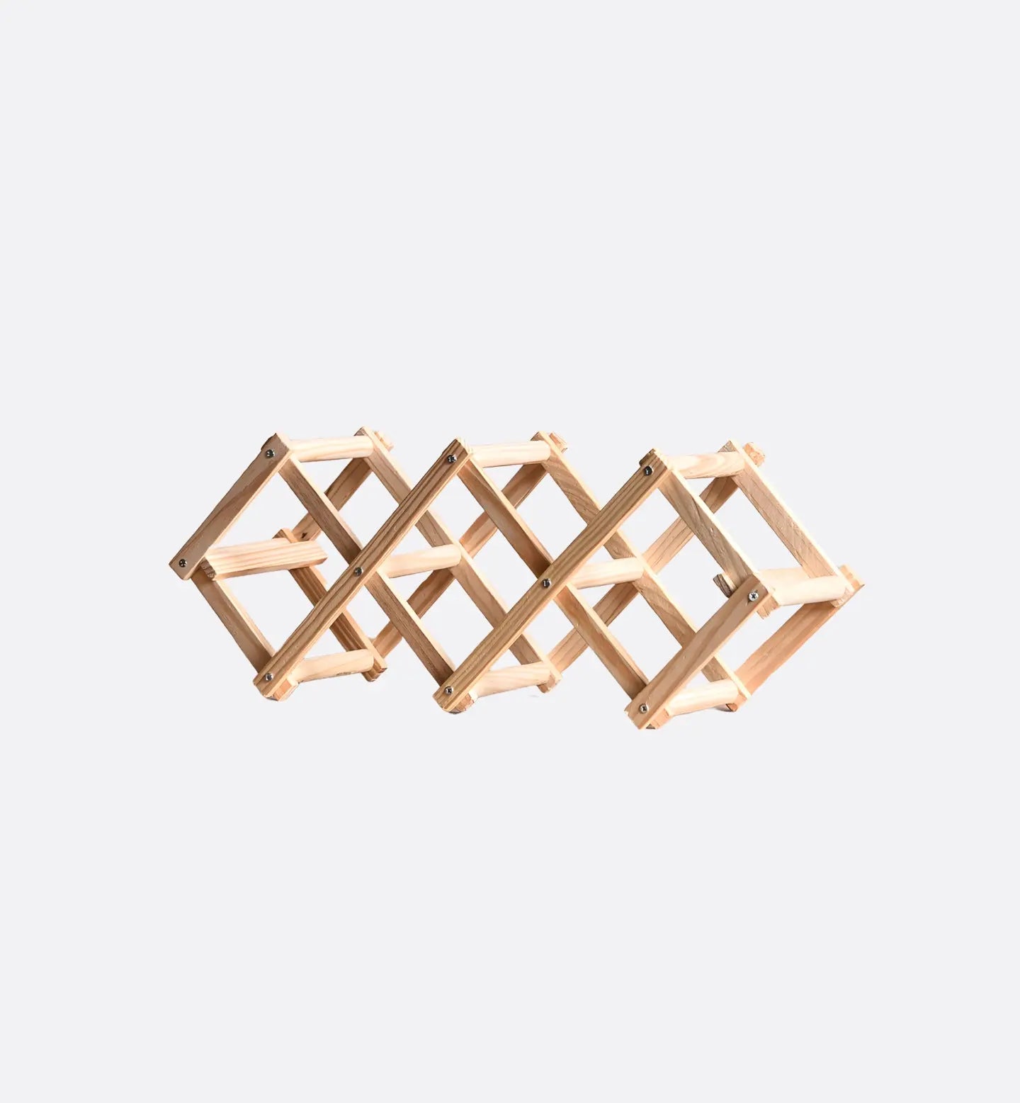 Range-bouteilles en bois brut pour 5 bouteilles, dimensions 45 x 16,5 cm. Design naturel et compact, parfait pour maison et bar.