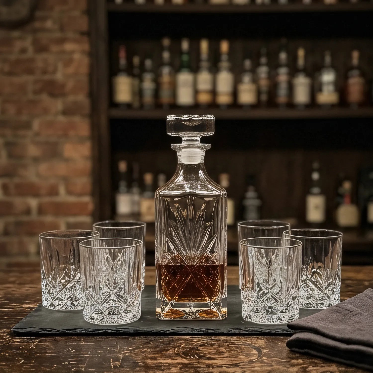 Service à Whisky en Cristal – Vintage