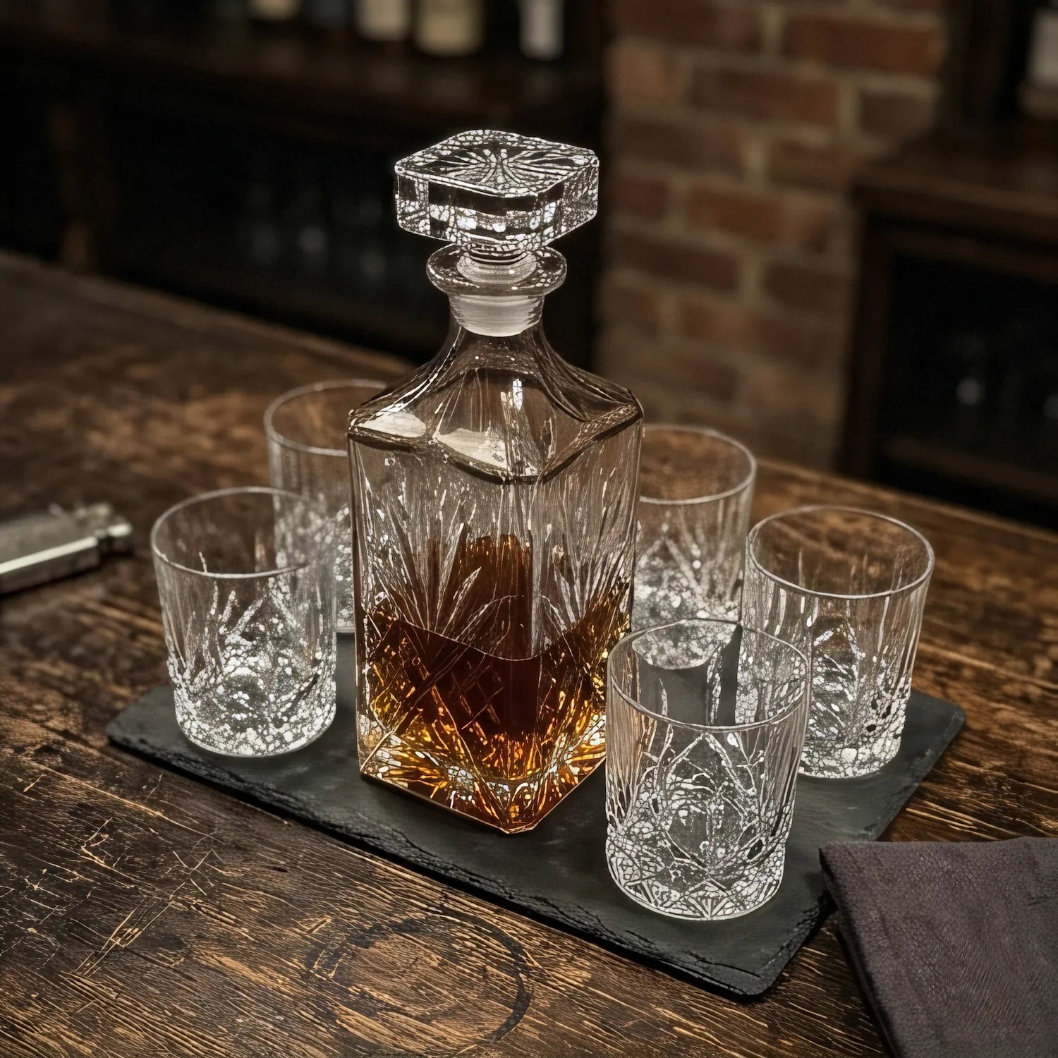 Service à Whisky en Cristal – Vintage