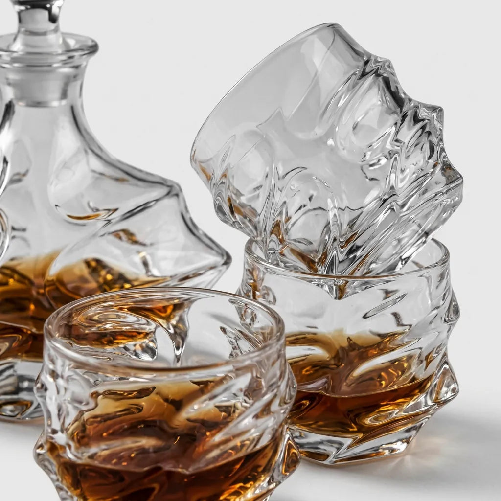 Juego de whisky de cristal – Timeless