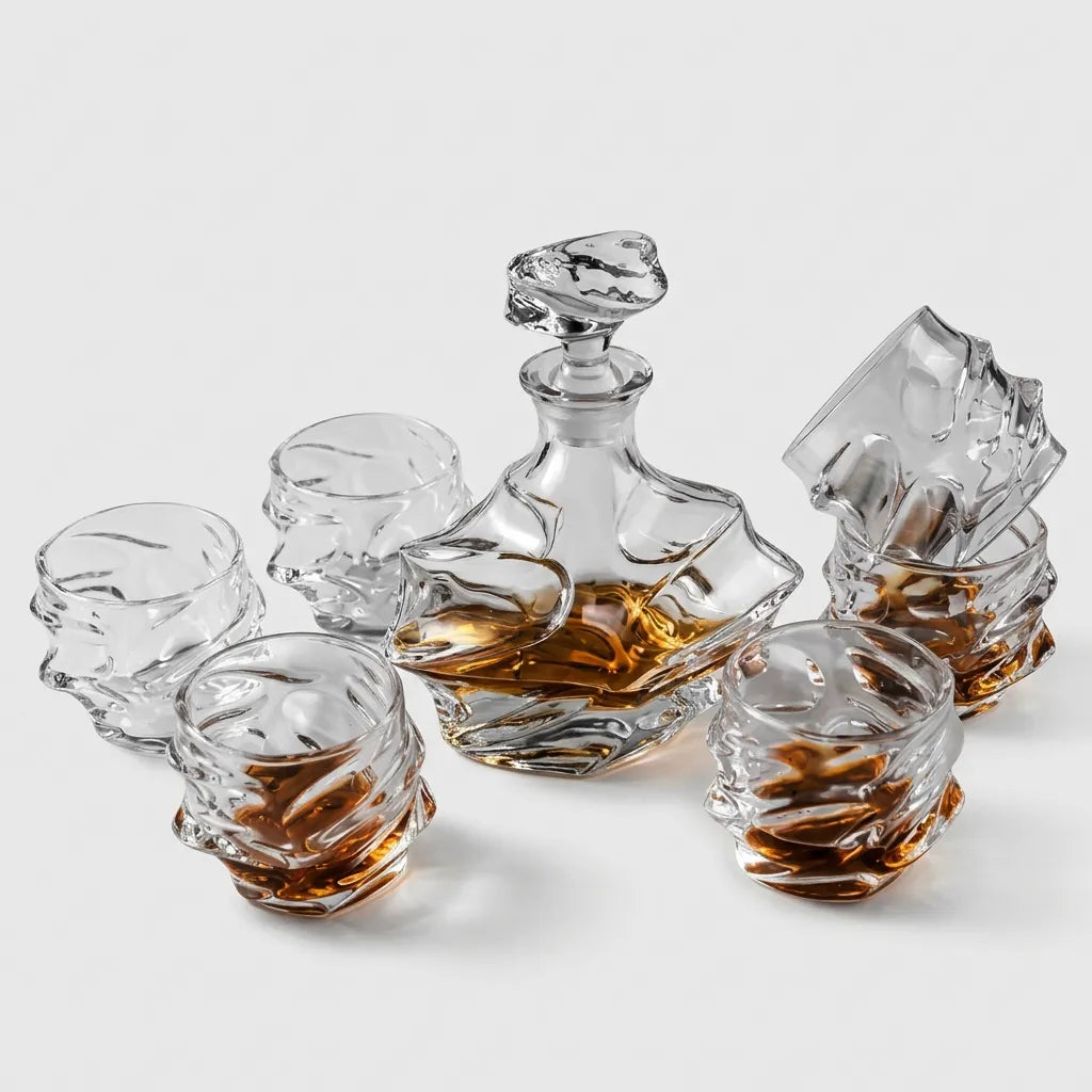 Juego de whisky de cristal – Timeless