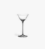 Verre à cocktail Calice 100 ml, design contemporain, vue de face sur fond blanc