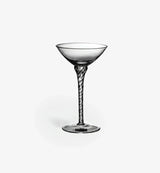 Verre à cocktail Tornade 100 ml, design contemporain, vue de face sur fond blanc