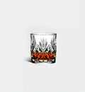 Verre à whisky Dexo 300 ml, motif en relief, vue de face sur fond blanc