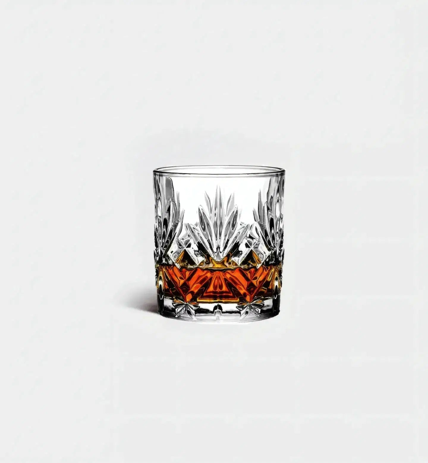Verre à whisky Dexo 300 ml design géométrique sculpté — Gustave Montclair