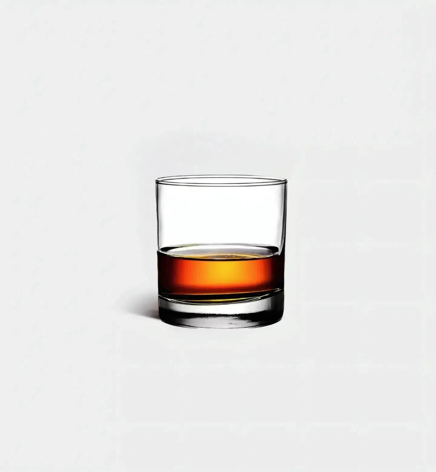 Verre à whisky Origine 280 ml, motif en relief, vue de face sur fond blanc