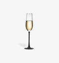 Flûte à champagne Classic Color 205 ml, silhouette élancée, vue de face sur fond blanc