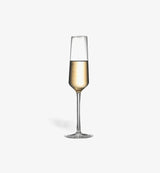 Flûte à champagne Classic II 240 ml, silhouette élancée, vue de face sur fond blanc