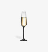 Flûte à champagne Classic II Color 200 ml, silhouette élancée, vue de face sur fond blanc