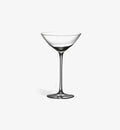 Verre à cocktail Ondée 150 ml, design contemporain, vue de face sur fond blanc