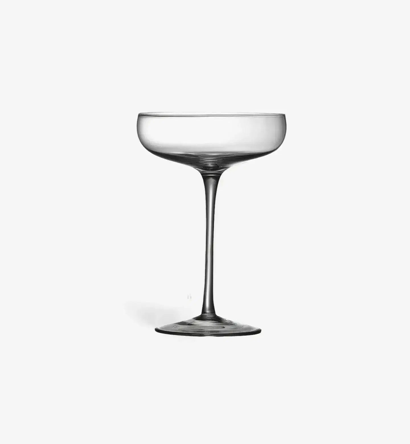 Verre à cocktail Plato 180 ml, design contemporain, vue de face sur fond blanc