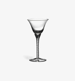 Verre à cocktail Tornade II 110 ml, design contemporain, vue de face sur fond blanc