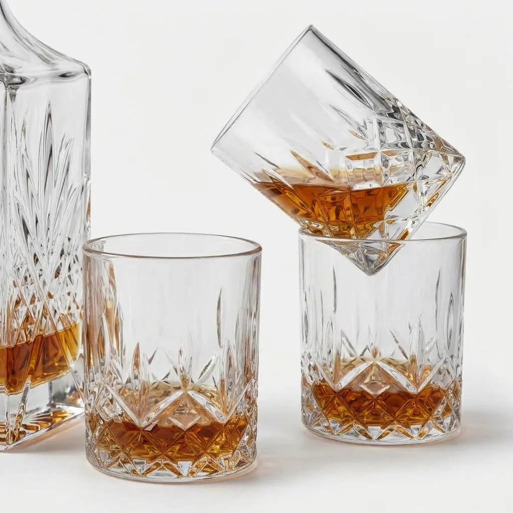Juego de whisky de cristal – Vintage