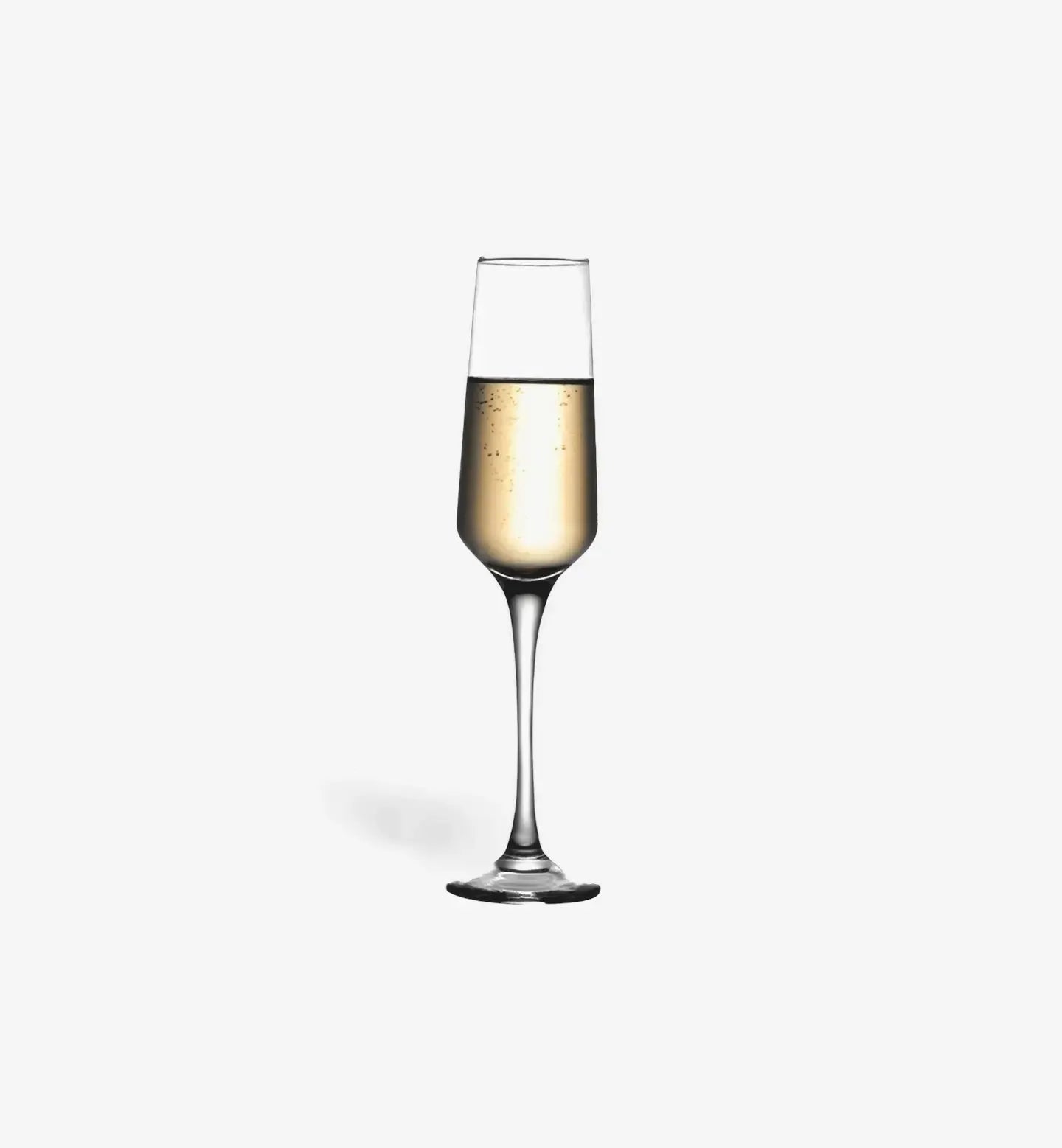 Verre à champagne 260 ml au design intemporel, parfait pour sublimer champagnes, proseccos et moments festifs avec élégance.