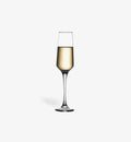 Flûte à champagne Classic III 260 ml, silhouette élancée, vue de face sur fond blanc